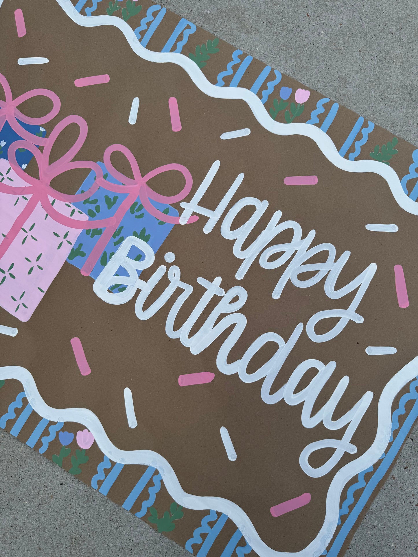 READY TO SHIP- PREMADE BANNER 35x48