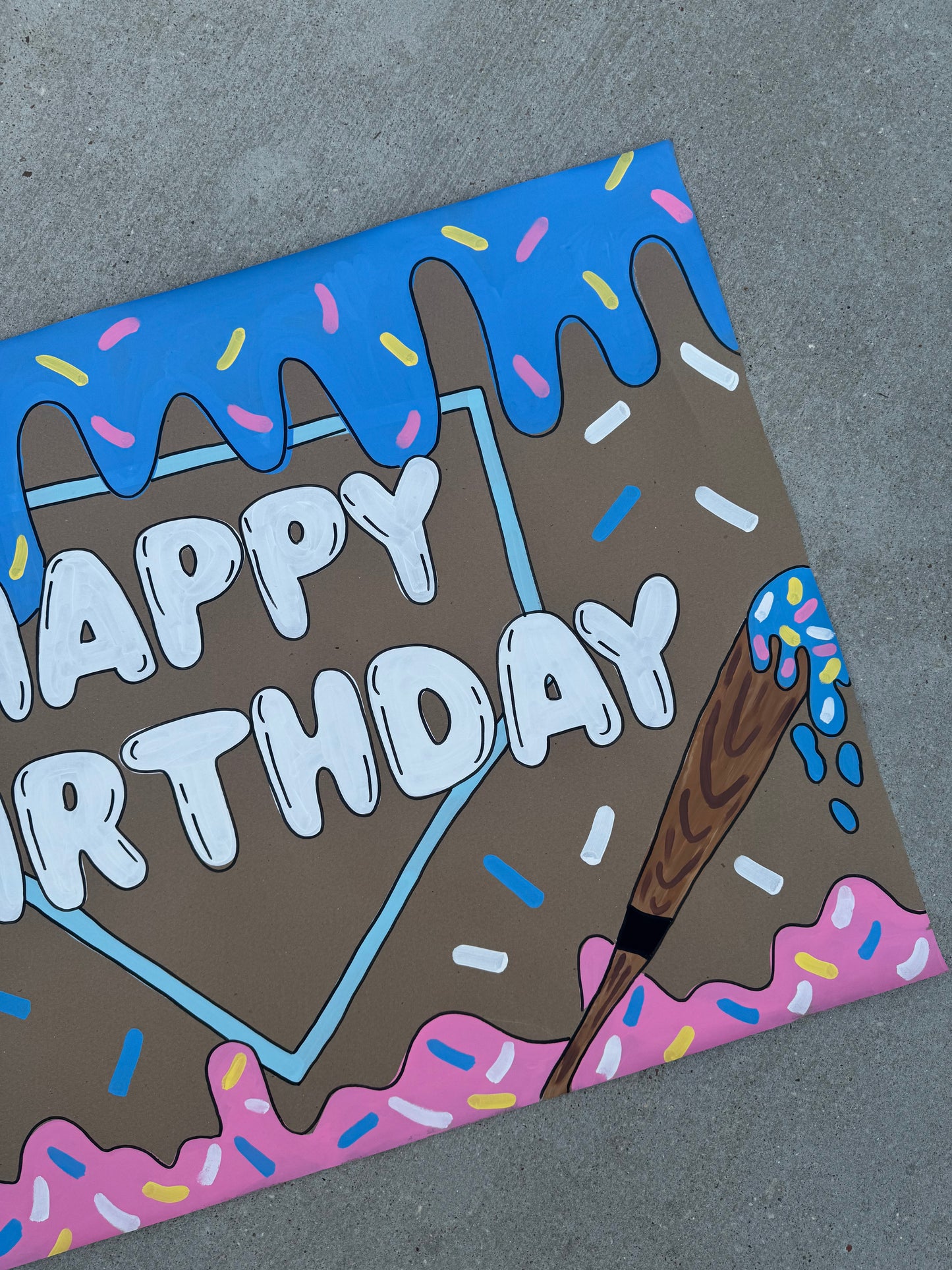 READY TO SHIP- PREMADE BANNER 35x48