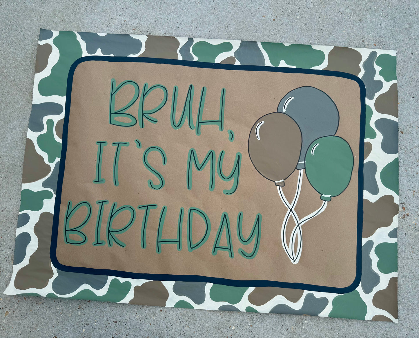 READY TO SHIP- PREMADE BANNER 35x48