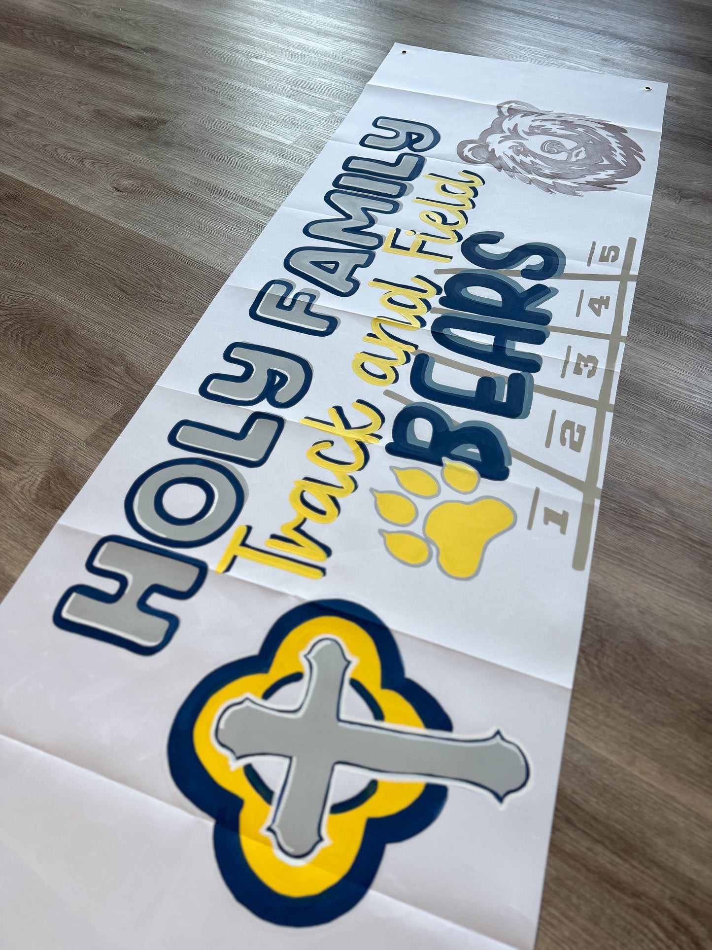 CUSTOM SCHOOL PAINTED BANNERS