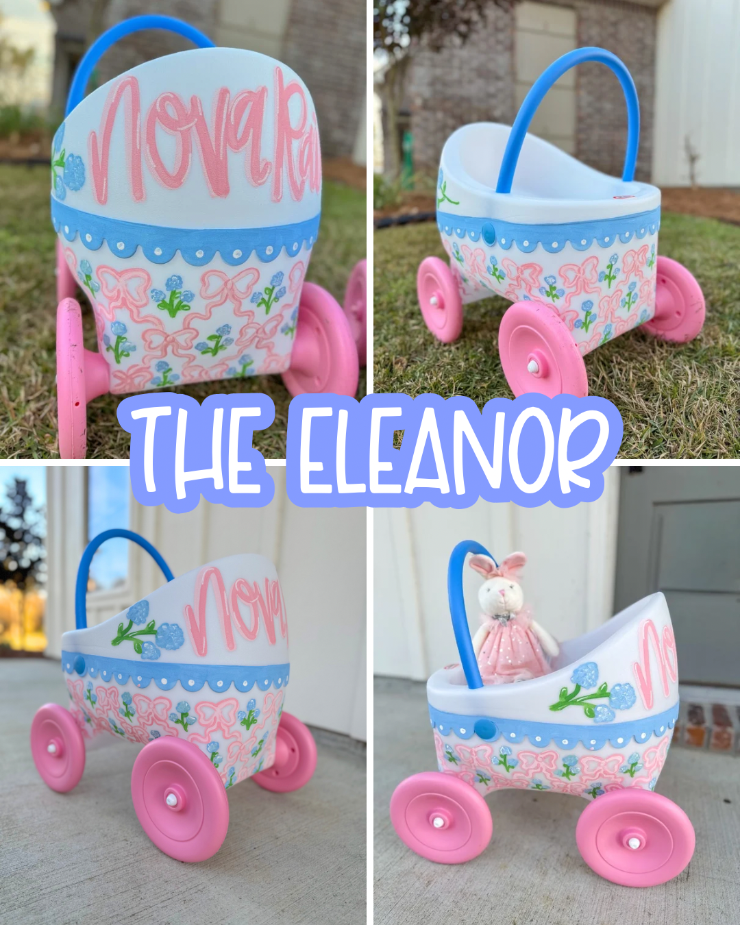 ✨EASTER LAST CALL Custom Hand-Painted Baby Doll Carriages ✨