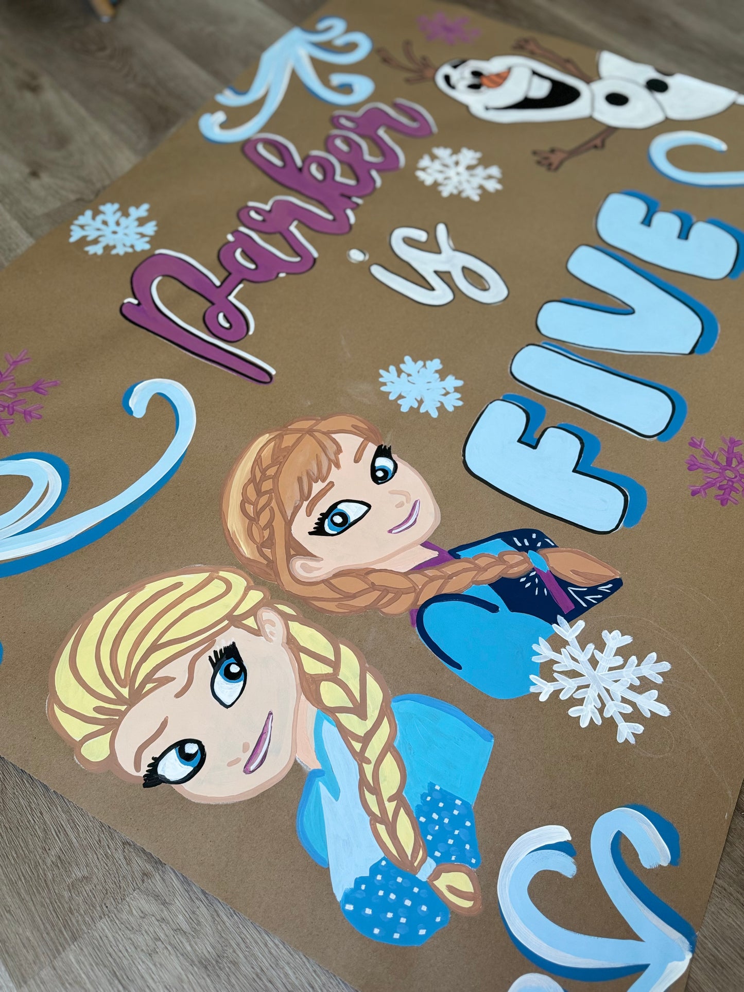 CUSTOM CHARACTER PAINTED BANNERS