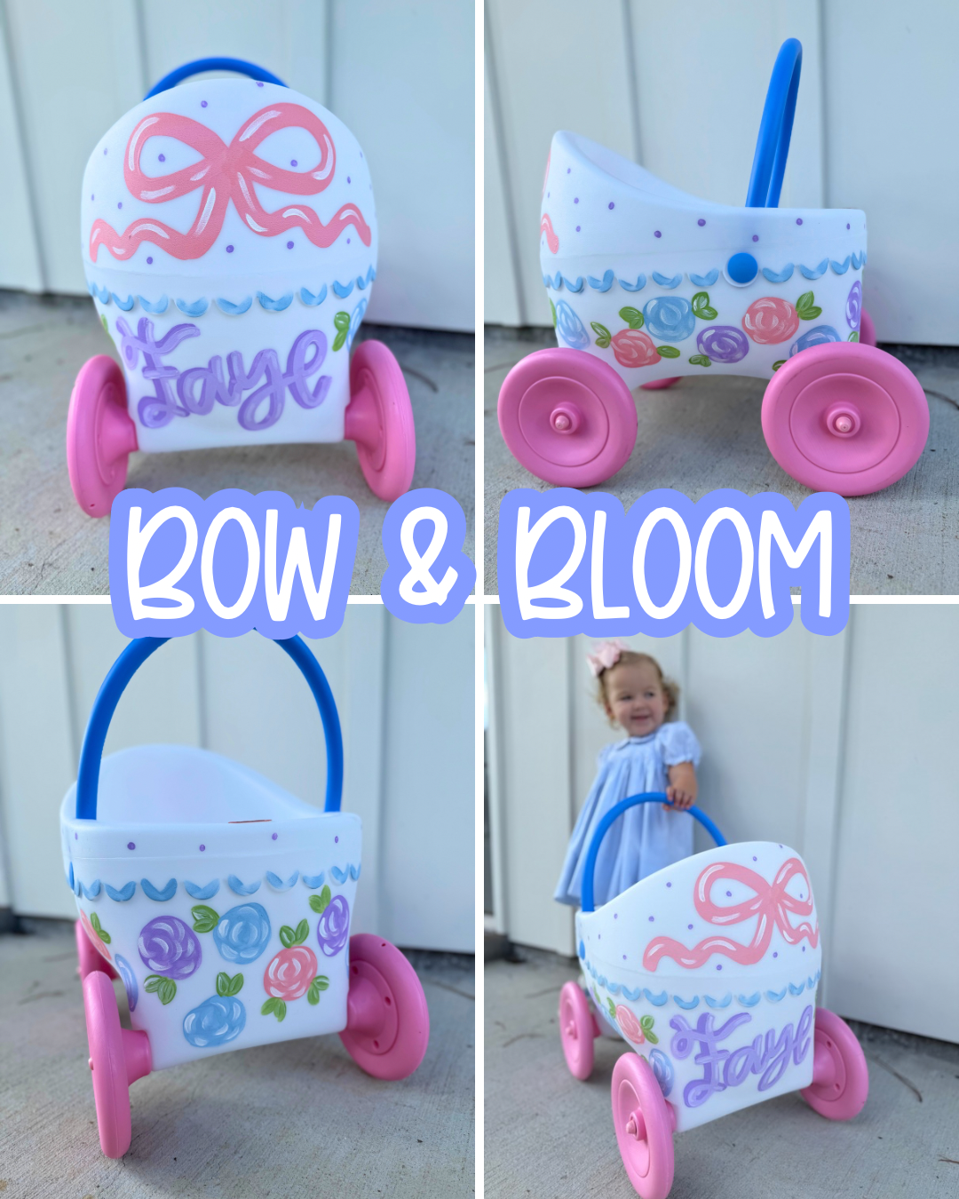 ✨Custom Hand-Painted Baby Doll Carriages ✨