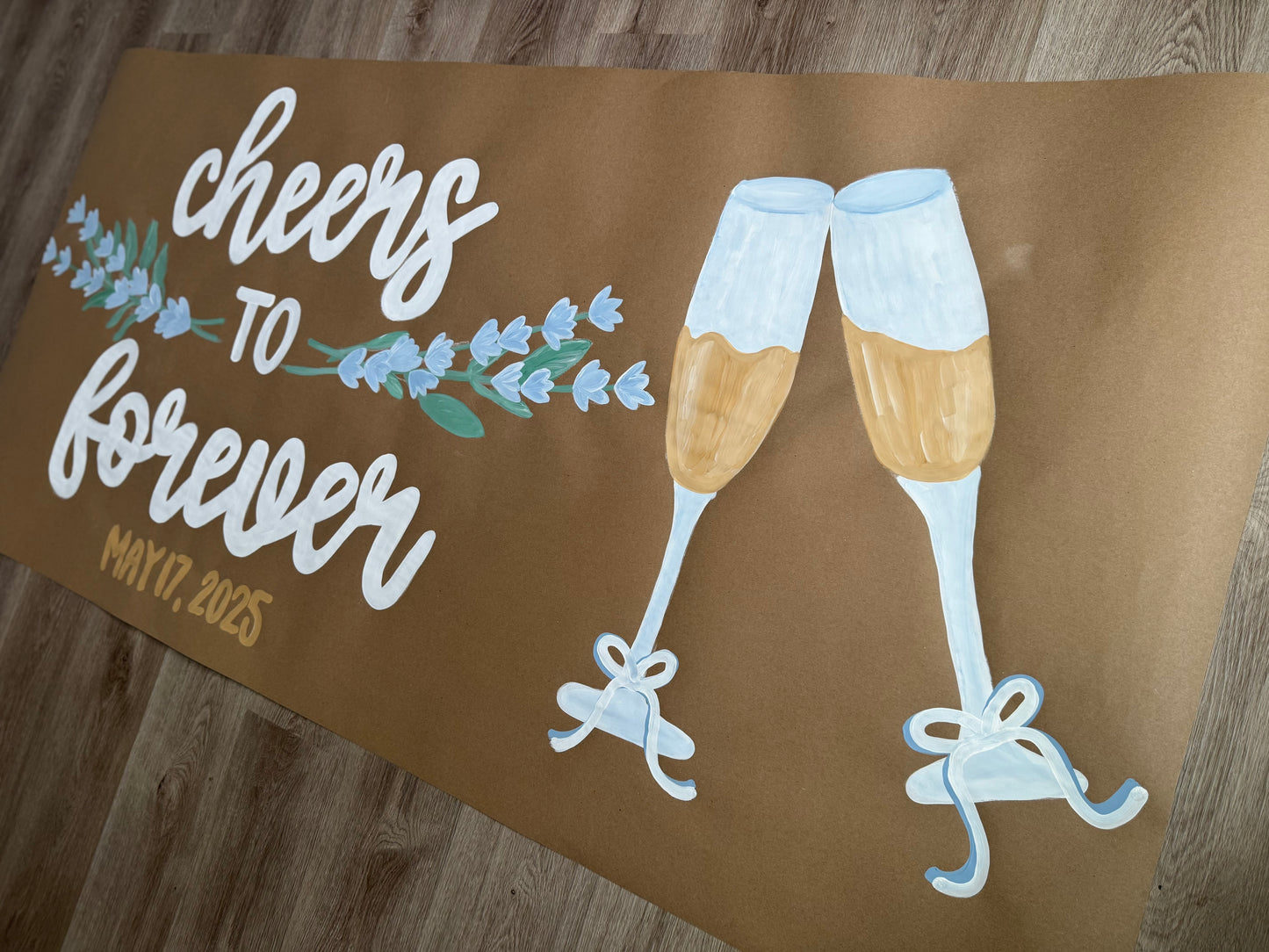 CUSTOM EVENT/CELEBRATION PAINTED BANNER