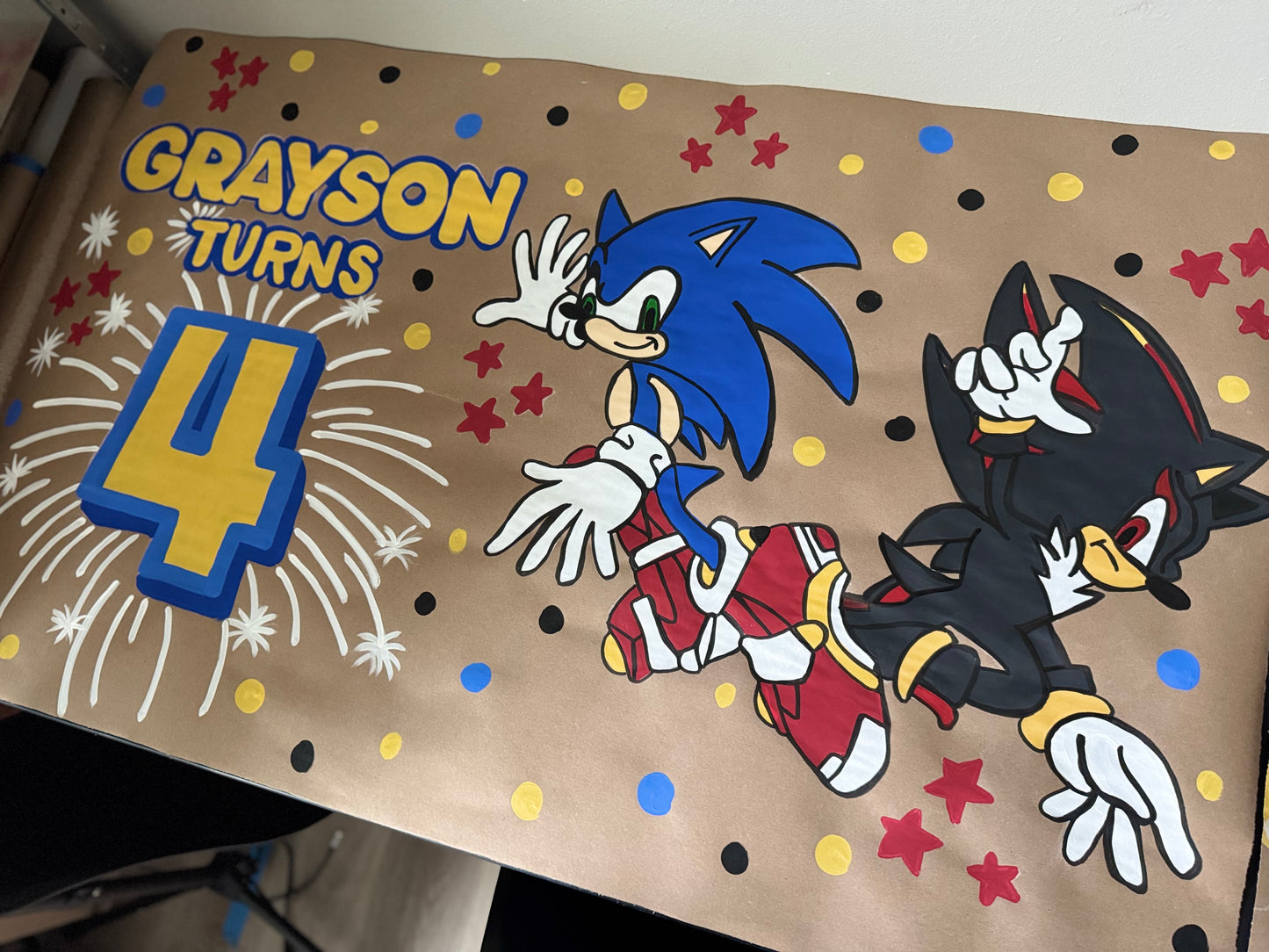 CUSTOM CHARACTER PAINTED BANNERS