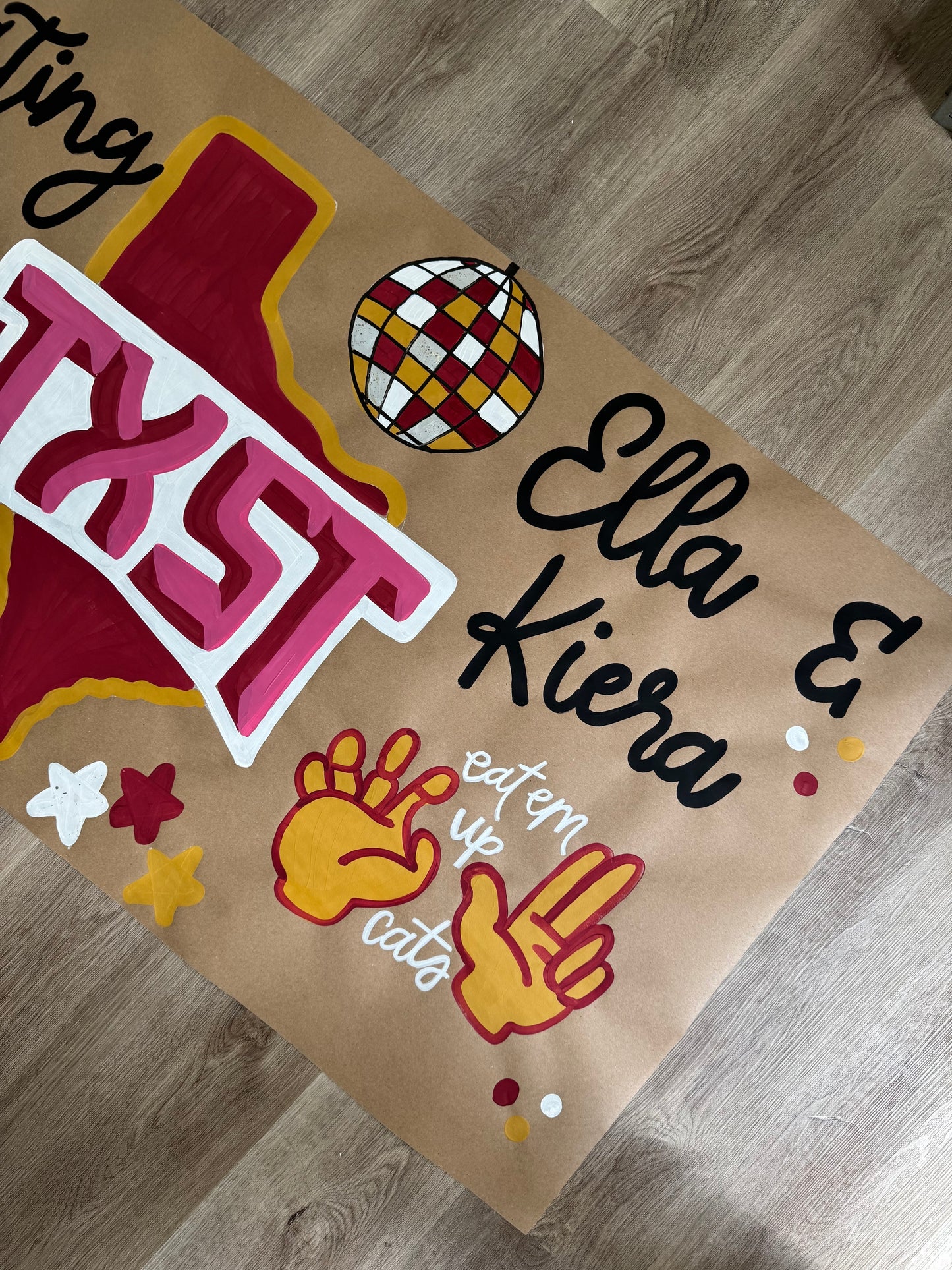 CUSTOM EVENT/CELEBRATION PAINTED BANNER