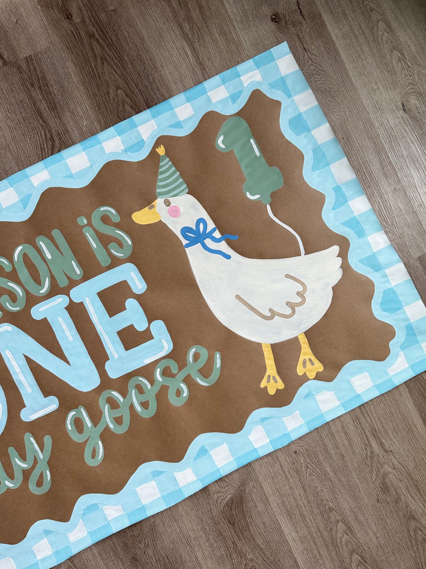 CUSTOM STANDARD PAINTED BIRTHDAY BANNER