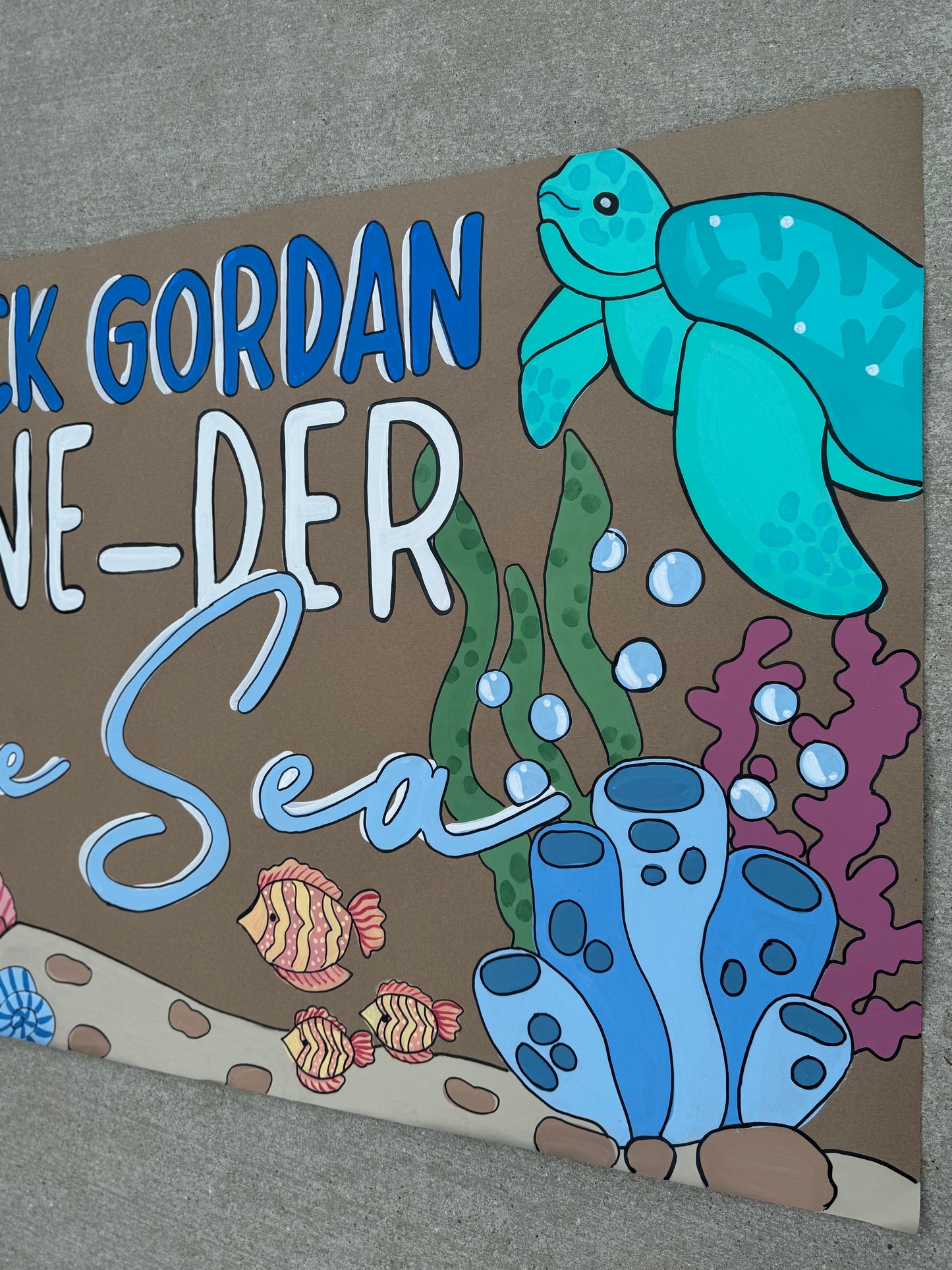 CUSTOM STANDARD PAINTED BIRTHDAY BANNER